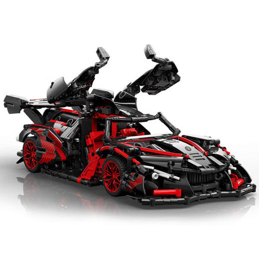 LEGO ARO Sports Car Series Technology Building Blocys pour adulte Assent Assembly Toy Model Boy Gift Apollo Sports Car-1391 particules [Version statique]