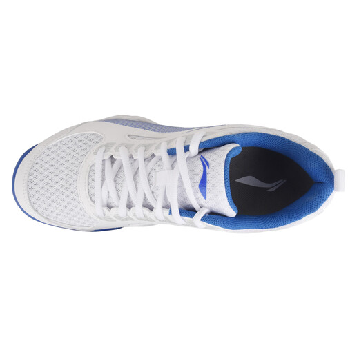 李宁（LI-NING）乒乓球鞋男款女款运动鞋 乒乓球专用鞋透气防滑旋风2.0 白蓝42