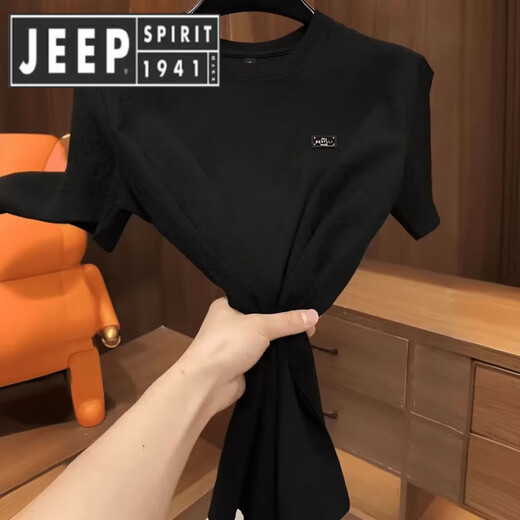 
JEEP SPIRIT Jeep 2025 new ice silk embroidered short-sleeved men's shirt [summer short-sleeved] 6628 white M 80-105Jin [Jin equals 0.5 kg]