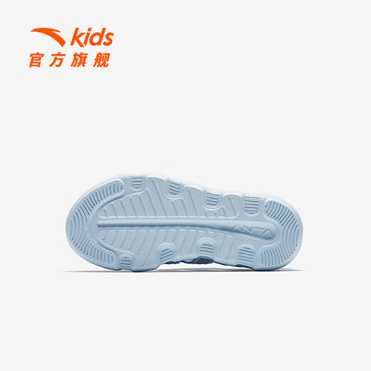 ANTA Children's Shoes Children's Sandals Girls' Shoes 2025 Summer New Outdoor River Tracing Shoes Baotou Beach Shoes Crocs Frozen Blue-1 28
