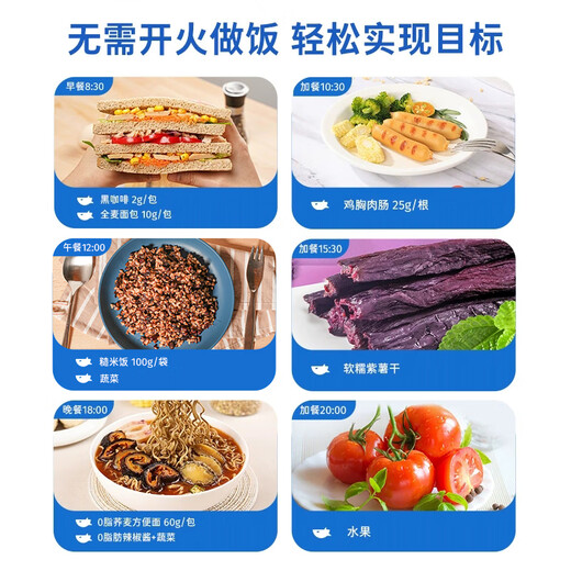 Sharkfit ein Wochenmonatmonat Mahlzeit Ersatzkombination Fitness Light ESSIGEN HIGH HICKE SNACKS SNAHMEN HAUPTS- UND FAT MAILS 14-Tage-Set-Mahlzeit 3890g