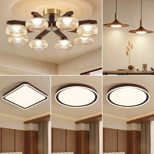 科美居中古风客厅吊灯大气新中式餐厅灯美式复古个性主卧室吧台中山 LM9226-8.