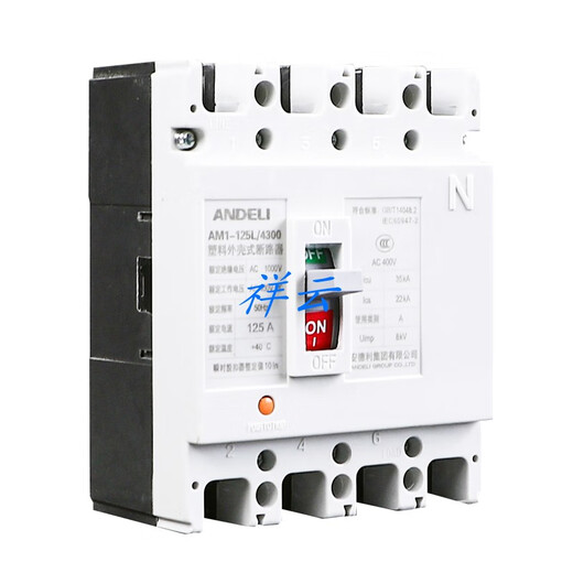 ANDELI 250A plastic case circuit breaker AM1 air switch 100A protector 4P630a 63A 4P