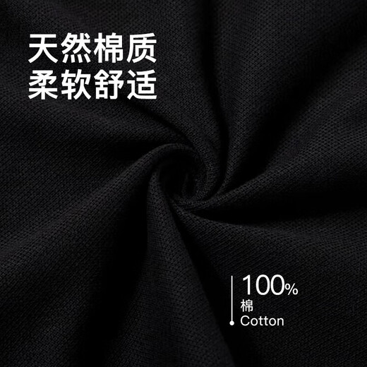Nike (NIKE) men's short-sleeved T-shirt POLO shirt pure cotton sports casual simple FN3895-010 Black XL
