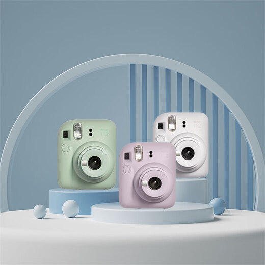 Fuji (FUJIFILM) instax mini12 one-time imaging instant camera mini12 mint green official standard