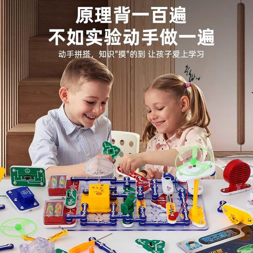 Lingno Seiko Boy Boy Gift Birthday Juguetes para niños de 8 a 12 años Bloques de construcción electrónicos de edad Circuito práctico de alta gama [Seiko alemán] Iluminación física [699 Experimento
