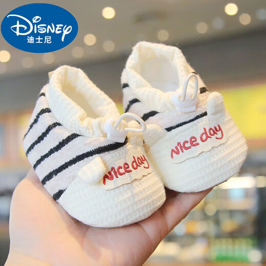 迪士尼（Disney）婴儿软底鞋子春夏季女宝宝婴童室内学步鞋鞋袜春秋休闲步前鞋地板 绿色 11 11 S 内长10.5cm 建议0-6个