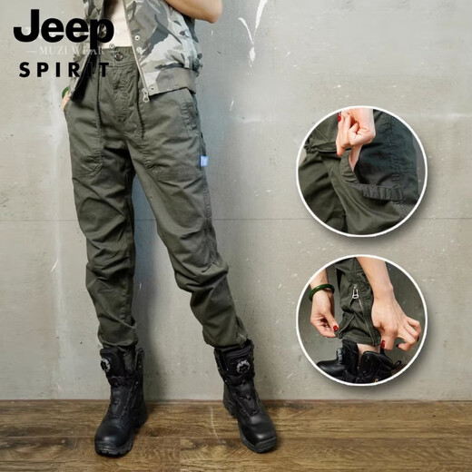 Jeep Spirit Live Summer Work Pants hommes et femmes Printemps et Automne Pantalons Coton Casual Pantal