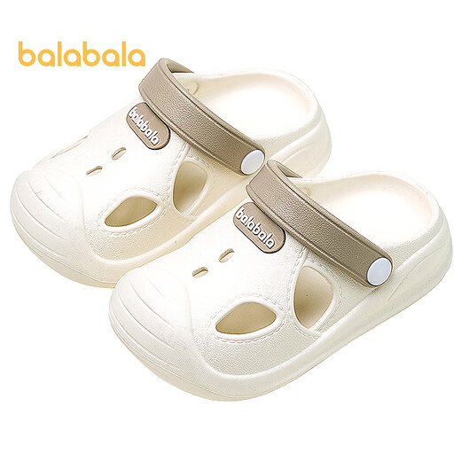 Balabala Kinderschuhe Kinderhochschuhe Jungen und Mädchen Sandalen nicht rutsch 2025 Sommer neue Schuhe Vielseitige Khaki 50606 18 Innenlänge 14 cm geeignet für Fußlänge 13 cm