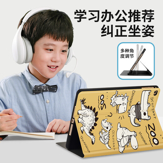 Qinling (QL) es adecuado para la caja protectora de iPad para la caja de tableta Apple iPad2/3/4 9.7 pulgadas A1395/A1396/A1397/A1403/A1460/A1416/A1430 3 Fold Black iPad 2/3/4 (9 (9
