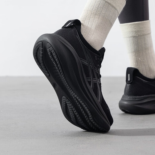 ASICS zapatos y zapatillas de deporte para mujeres, nuevo gel de verano nimbus 27 zapatos casuales al aire libre malla transpirable zapatos de carrera profesionales 1012b753/guerrero negro/espectáculo y retirar 10 37