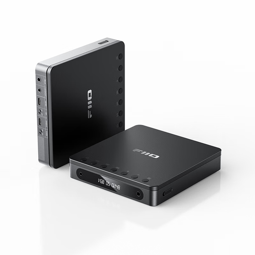 FiiO DM13 Portable HiFi Stereo 4.4 Balanced CD Player Music Player Walkman Supports Track Capture and Transcription, aptxhd Bluetooth Black Bluetooth Version