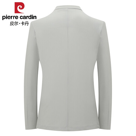 Pierre Cardin High-End Business Casual Anzug Herren 2025 Frühling und Sommer Neue leichte und dünne Ice Seidenanzug Single Western Jacket Herren 9901 Black XL 180