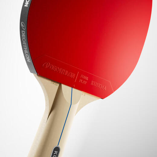 Decathlon table tennis racket children's primary school table tennis racket horizontal racket high school entrance examination two-star finished racket-5165159