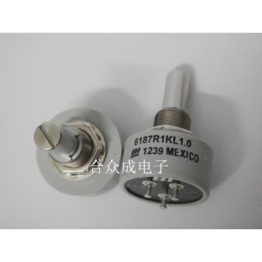 Potentiomètre de lim BI 6187R2K Capteur d'angle potentiomètre Potentiomètre en plastique conducteur 6187R2K Oui