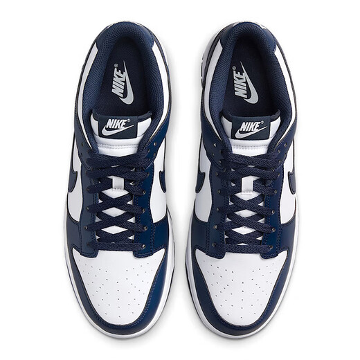 Nike NIKE men's casual sneakers DUNK New Year's gift sneakers HF5441-107 white/navy blue 42