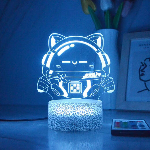 Nuevas luces periféricas de la fiesta de huevo Baker Styling coloridos luces nocturnas en los regalos de cumpleaños de la noche para niños Empacaje de la caja de regalo de 3899-9 Dongdong