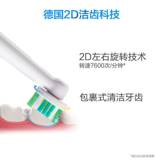 Oral-B dental rinser electric toothbrush rechargeable rotating adult model D12D100 round head rotating sonic d12 green + 3 original heads