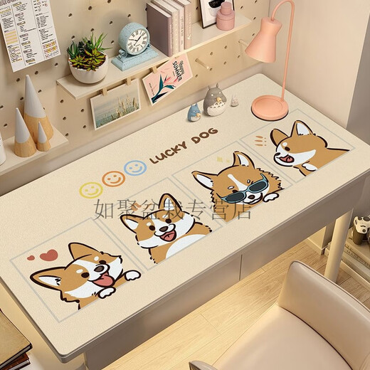Wunderbarer Tischdecker Computer Schreibtisch Neue Cartoon Office Desk Matte gedrucktes Erker Fenster Schlafsaalmatte wasserdichte Lederschktern Schüler Schreibtisch Matte SpongeBob A04 Leder 14070 cm