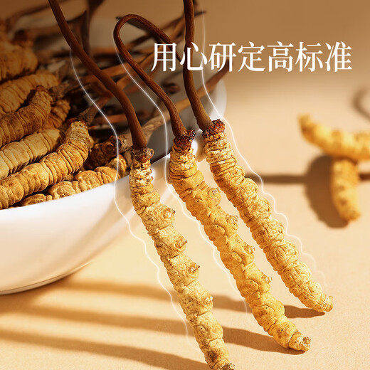 同仁堂品牌北京同仁堂 冬虫夏草虫草礼盒高端营养滋补送礼品长辈老人 1盒 10g 【尊贵高端】约3根/克 约30根