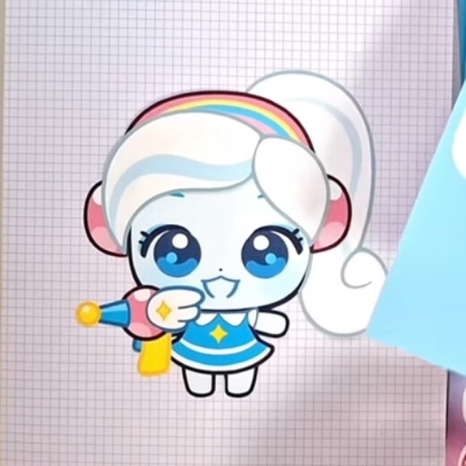 Weing neu wundervolle süße Kleideraufkleber DIY Kinder handgefertigt kreativer Fokusaufkleber Spielzeug Sanrio Dress-up-Aufkleber (8 Bilder)