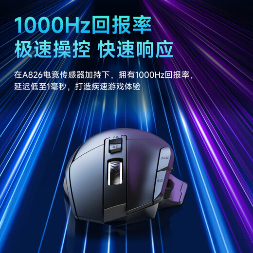前行者G2有线鼠标电竞游戏宏编程轻量化右手人体工学类大厂模具1k回报率超低延迟芯片主控电脑笔记本专用 暗夜黑有线RGB【12800DPI+1k回报+宏】 12800DPI-畅爽游戏-1000回报率