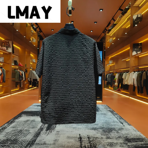 LMAYF6628'PRIMARY LUMIER LUMBRE MIS à manche «Summer Breathable Men's Niche Style All-Match. Le t-shirt lâche noir 2xl (170-190jin [Jin est égal à 0,5 kg]))