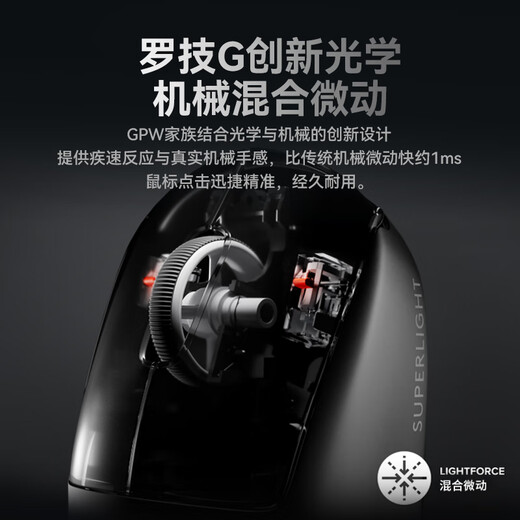 Logitech (G) GPW second generation King Kong version wireless gaming mouse 88G acceleration Hero2 sensor ergonomics gpw2 laptop office mouse cgso Valorant DJ11 GPW2 King Kong version white with free large table mat + mouse storage box