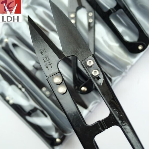 Ciseaux à fil Lida, ciseaux à fil, ciseaux en forme de ressort, ciseaux de tailleur en acier inoxydable, ciseaux à point de croix, paquet de douze de la ligne Lida