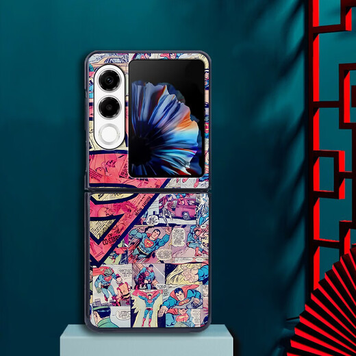 Xiao Jiejiang a choisi Nubia Flip2 Mobile Phone Case Nubia Flip2 Mobile Phone Case Nubia Leather Pattern peint nouveau NX724J Pliage Screen Anti-Fall European and American Puzzle Ty-Mushroom Head Nubia Flip2 [motif de peau grand trou]