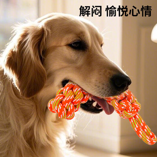 ZanChong pet interactive training 6-piece set, puppy dog toys, bite-resistant and molar cotton rope ball set, self-entertainment and boredom relief