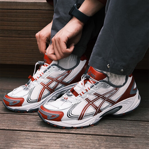 亚瑟士（asics）kahana tr v4银色夏季新款透气运动鞋复古男鞋跑鞋 1203A497-100【黑白色】 37