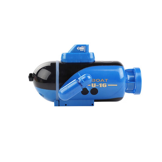 Yinqi Mini Fernbedienung U -Boot Militärmodell Wireless Schnellboot Rennspannung Fernbedienungs -Kontrollboot Kinderspielzeugboot Modell Blau