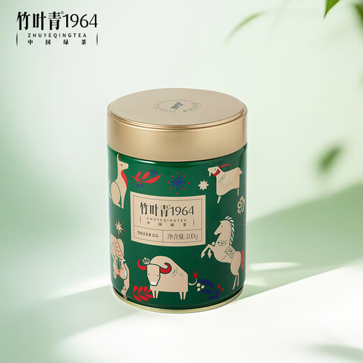 竹叶青1964绿茶 峨眉山一级100g 罐装囤货2025新茶自己喝16001