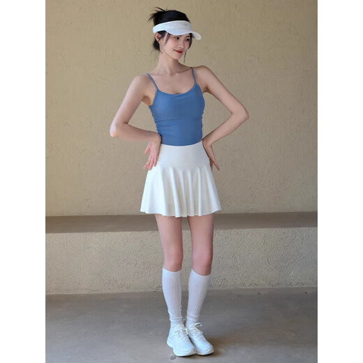 LULUUVTTOH sexy yoga camisole women's new Pilates training bra with chest pad sports fitness bra top for women blue willow color removable chest pad M (recommended 95-110Jin Jin equals 0.5kg)