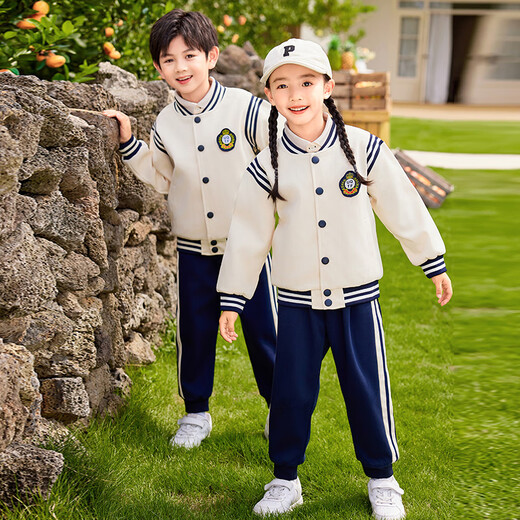 童然小学生校服班服幼儿园园服英伦风棒球服春秋男女童一年级运动套装 9921款外套+长裤 180