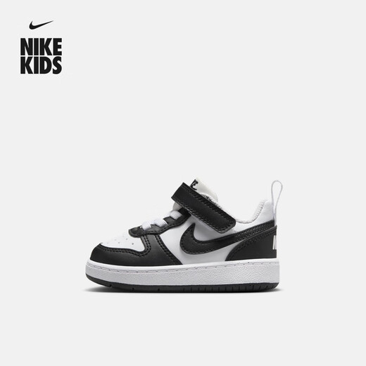 Nike cool pineapple baby flat sneakers Velcro winter boys and girls sneakers NIKE COURT DV5458 131 white/black 27