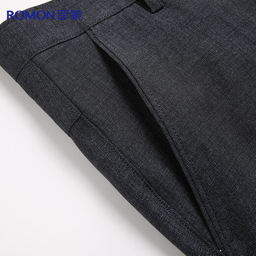 Romon [anti-wrinkle-free ironing] trousers for men, middle-aged and young casual pants for men, business formal wear straight-leg daddy wear trousers