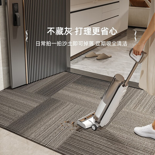 Derenkafu Brand Eingangstür Bodenmatte 2024 Neues High-End-Eingangstür Foot Matte Anti-Schlupftür-Außenmatte Eingangs Teppich die ganze Saison 15269 120 cm*180 cm [verbesserter 9. Generation Dirty-Resistant Falman Falman