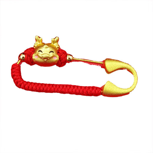 Jingji Shajin pin pressing pin pregnant women and babies going out safe red rope brooch pendant DIY accessories waist fixing faucet pin [1]
