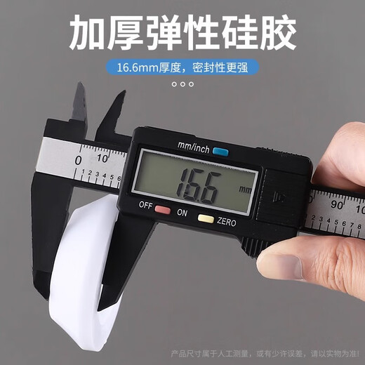 Shantou Lincun washbasin drainer rubber gasket sealing ring basin steel head repair accessories faucet accessories drainer upper and lower washers - 2 pairs