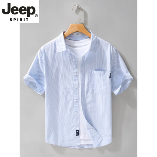 Jeep Spirit haut de gamme à rayures à manches courtes à manches courtes japonaises