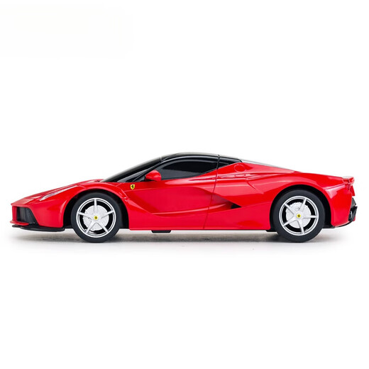 RASTAR Ferrari remote control car electric racing sports car simulation model boys and children toy car Ferrari laferrari-red rechargeable model (with charger + rechargeable battery)