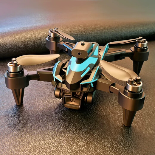 LCD remote control with screen, high-definition aerial photography drone, brushless optical flow hovering quadcopter, children's toy KY605S-single battery remote control + three cameras + obstacle avoidance