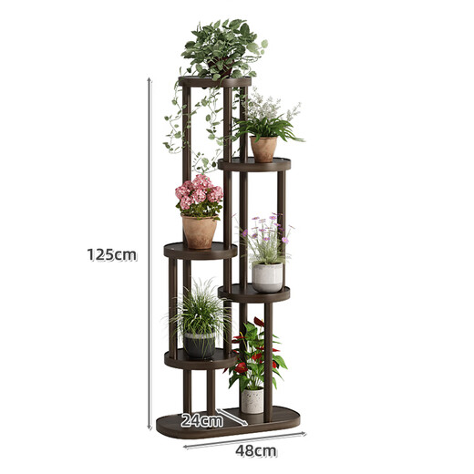 Anya flower rack balcony rack living room floor-standing plant rack green radish display rack green plant pot rack succulent flower pot rack