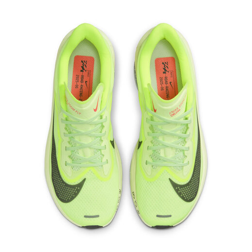 Nike (Nike) Zoom officiel Fly 6 Chaussures de course professionnelles de course pour la route Summer FN8455 701 Green / gris noir / gris Black / Fluorescent Jaune / Purple Bleu 42