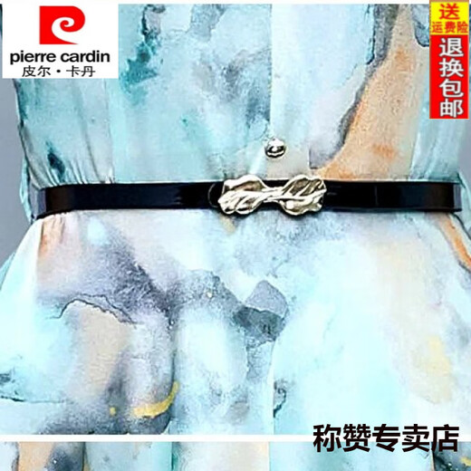 皮尔卡丹（pierre cardin）杭州真丝连衣裙女短袖夏季新款时尚优雅修身显瘦桑蚕丝中长款裙子 3893图片色 M 码适合90斤以下穿着