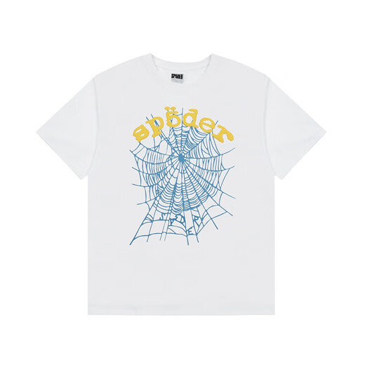 Ziweiqi meishi spider-web pareja impresa camiseta de manga corta verano s733 brown s