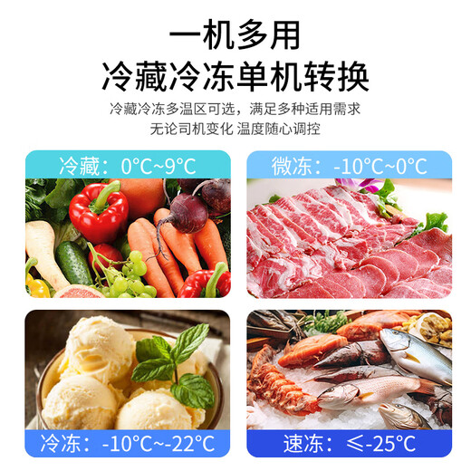 Hailanxing Supermarket Freezer Commercial Ice Cream Cabinet Ice Cream Cabinet Display Cabinet Horizontal Freezer Commercial Freezer Refrigeration Cabinet Fresh Cabinet Ice Cream Cabinet Arc Glass 688 Ice Cream Cabinet 1.8m Long [New Upgrade Model + With Price Bar]