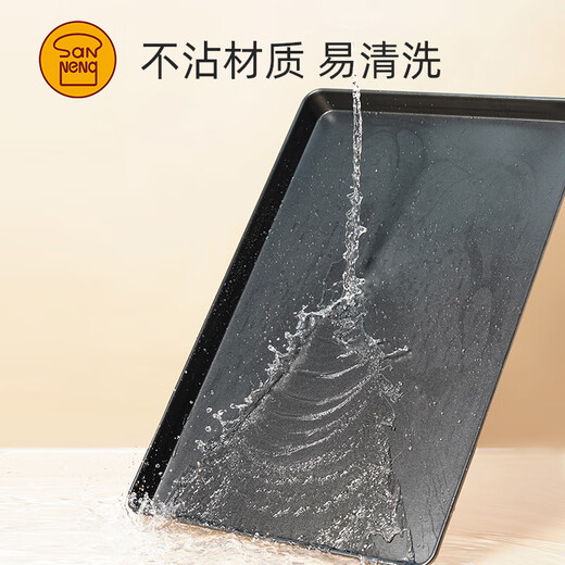 SanNENG (SANNENG) commercial large baking tray, bakery baking oven, non-stick large baking tray, egg yolk, moon cake baking tray, 60*40cm, SN1049 aluminum alloy rounded corner baking tray (anode)